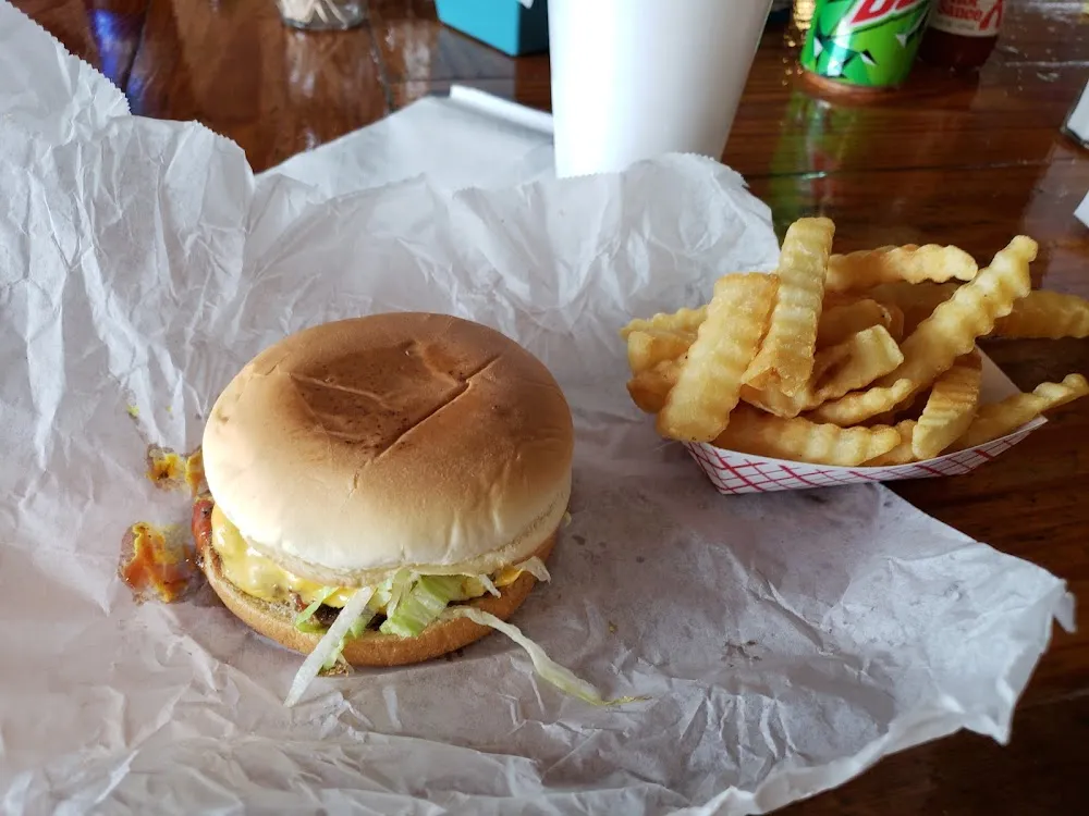 Cheeseburger and Fries